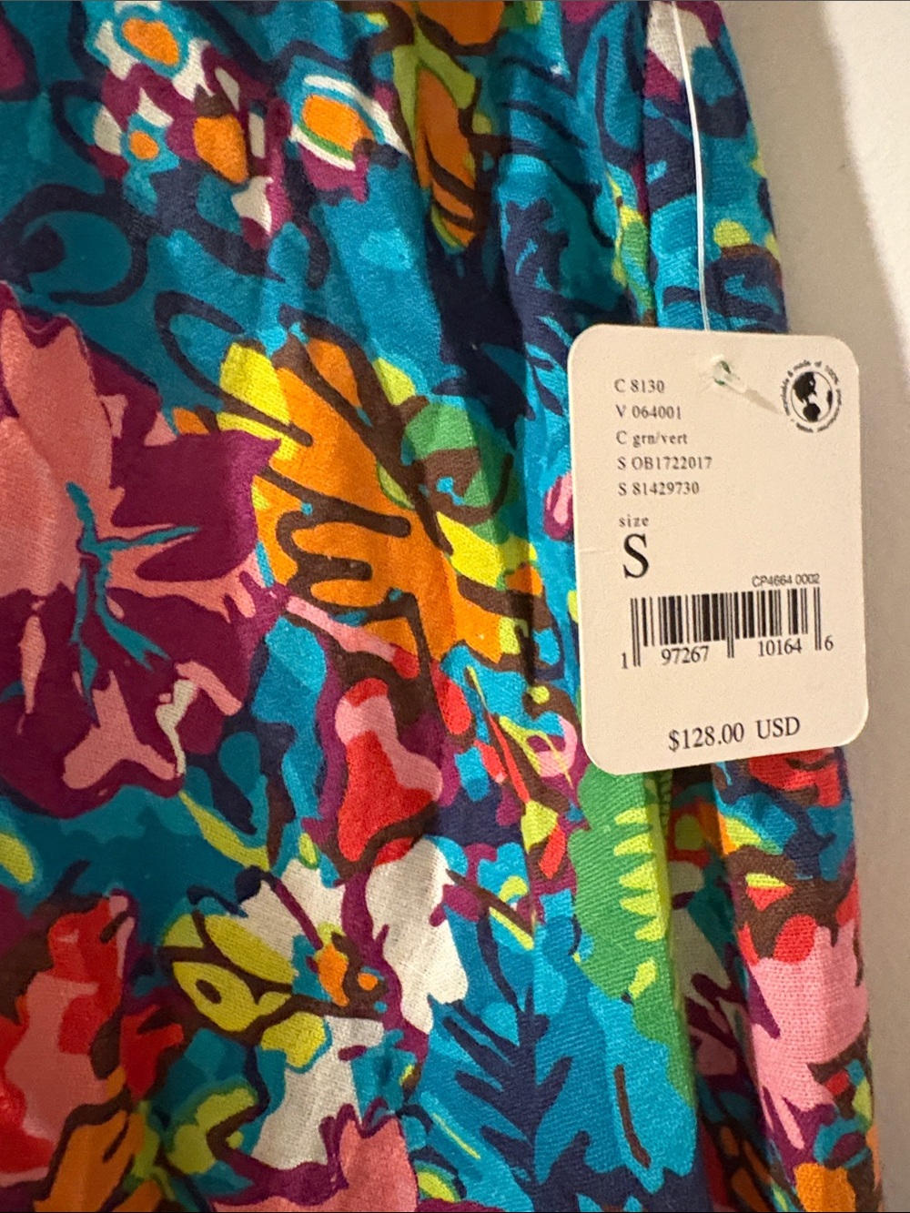 Free People Teal Multicolor Floral Maxi Skirt